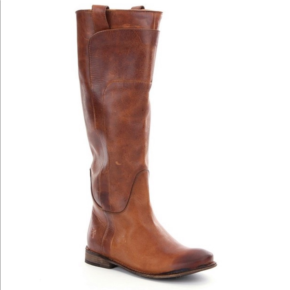 Frye Women's Over-the-Knee Leather Boots in Cognac